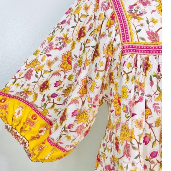 Rachel Zoe floral tunic dress NWOT size M - Picture 5 of 11